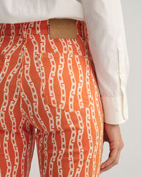 Korte jeans med Chain-tryk