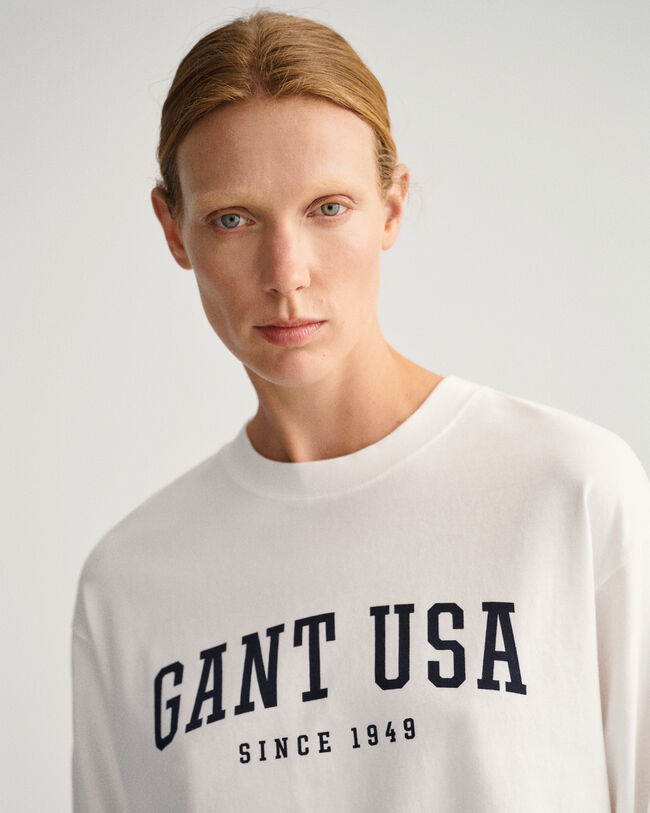 USA Graphic langærmet T-shirt