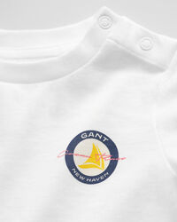 Baby GANT T-shirt med sejlads-grafik