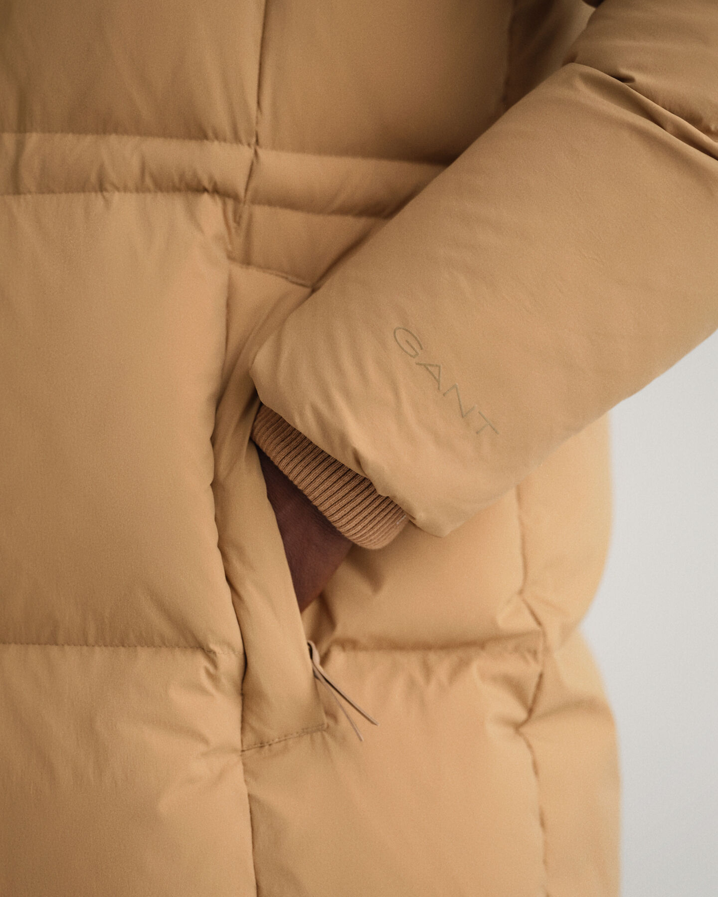 Dunfrakke i fuld længde