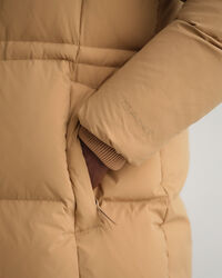 Dunfrakke i fuld længde