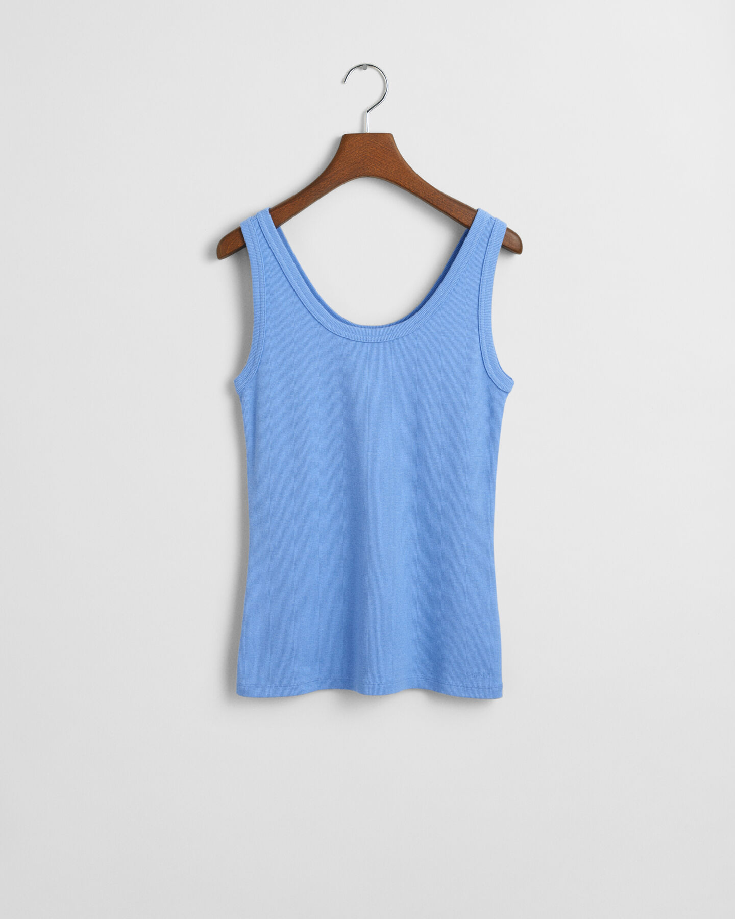Slim fit ribstrikket tanktop