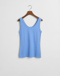 Slim fit ribstrikket tanktop