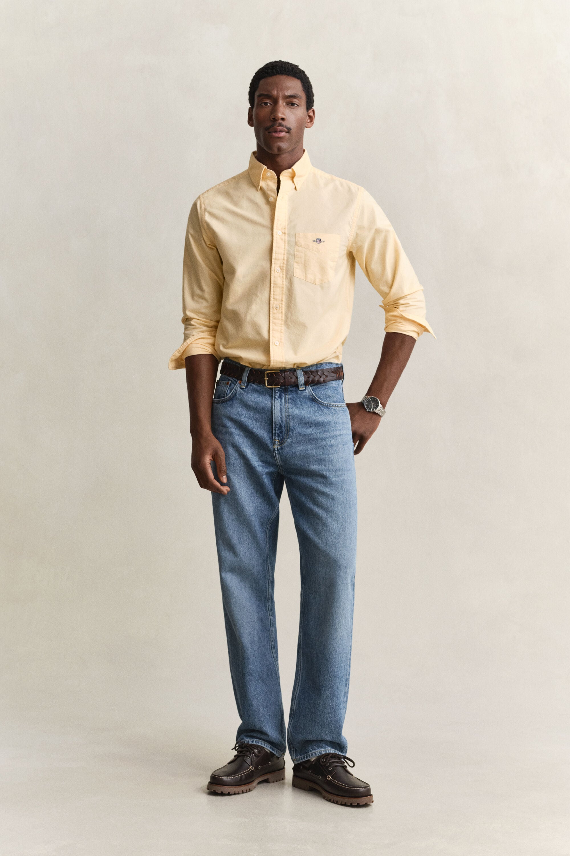 Regular fit klassisk Oxford-skjorte