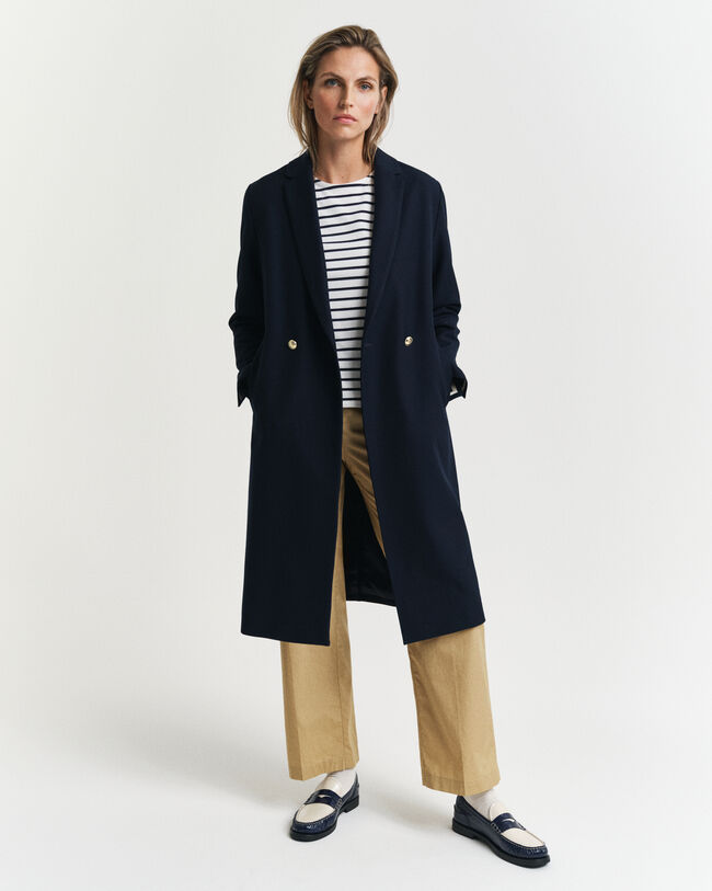 Breton T-shirt med 3/4 l&aelig;ngde &aelig;rme