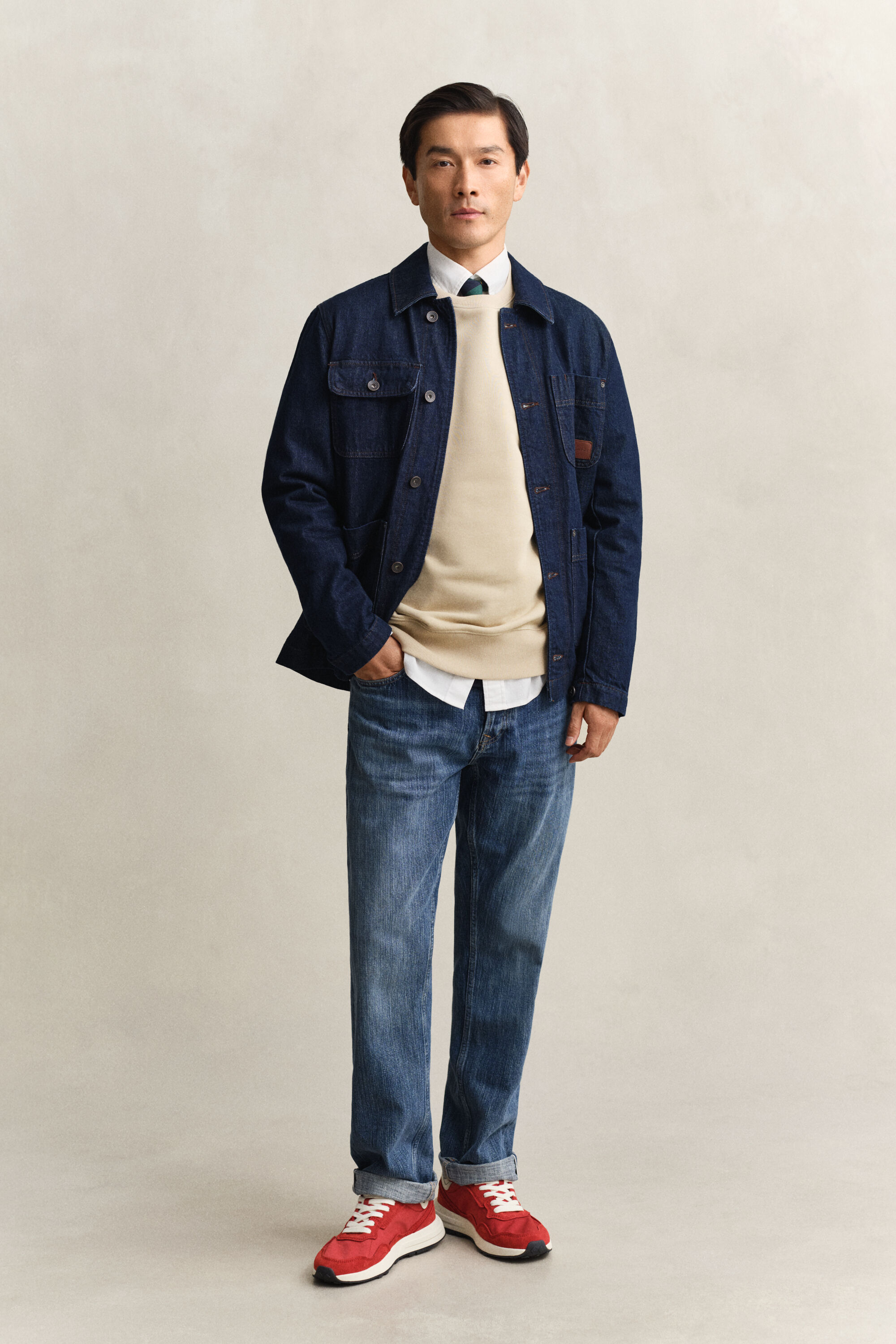 Shield sweatshirt med crewneck