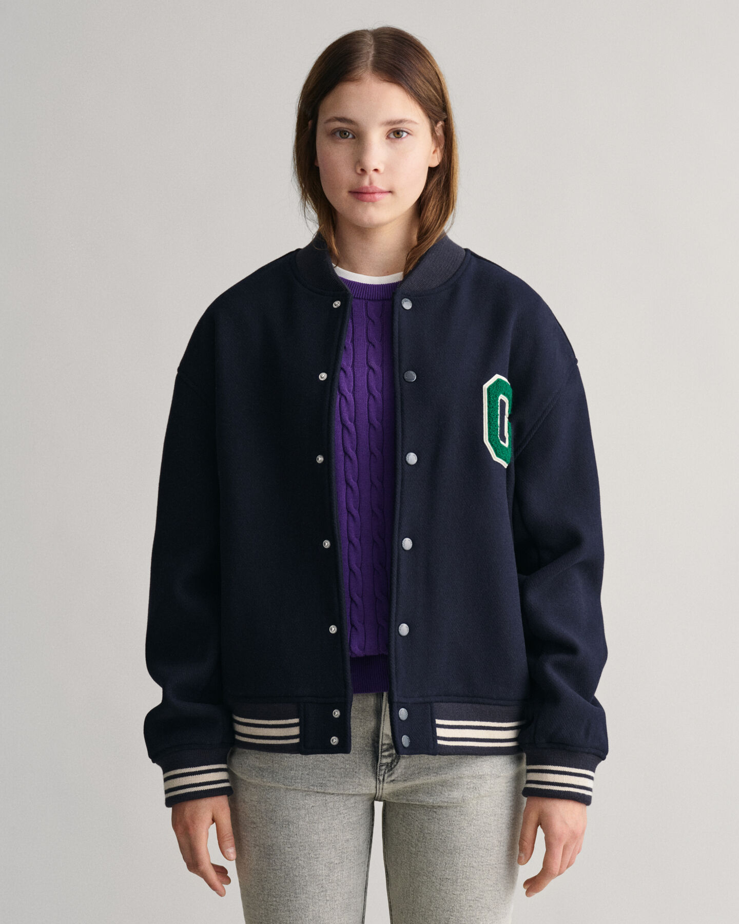 Teens Varsity Jacket i uld