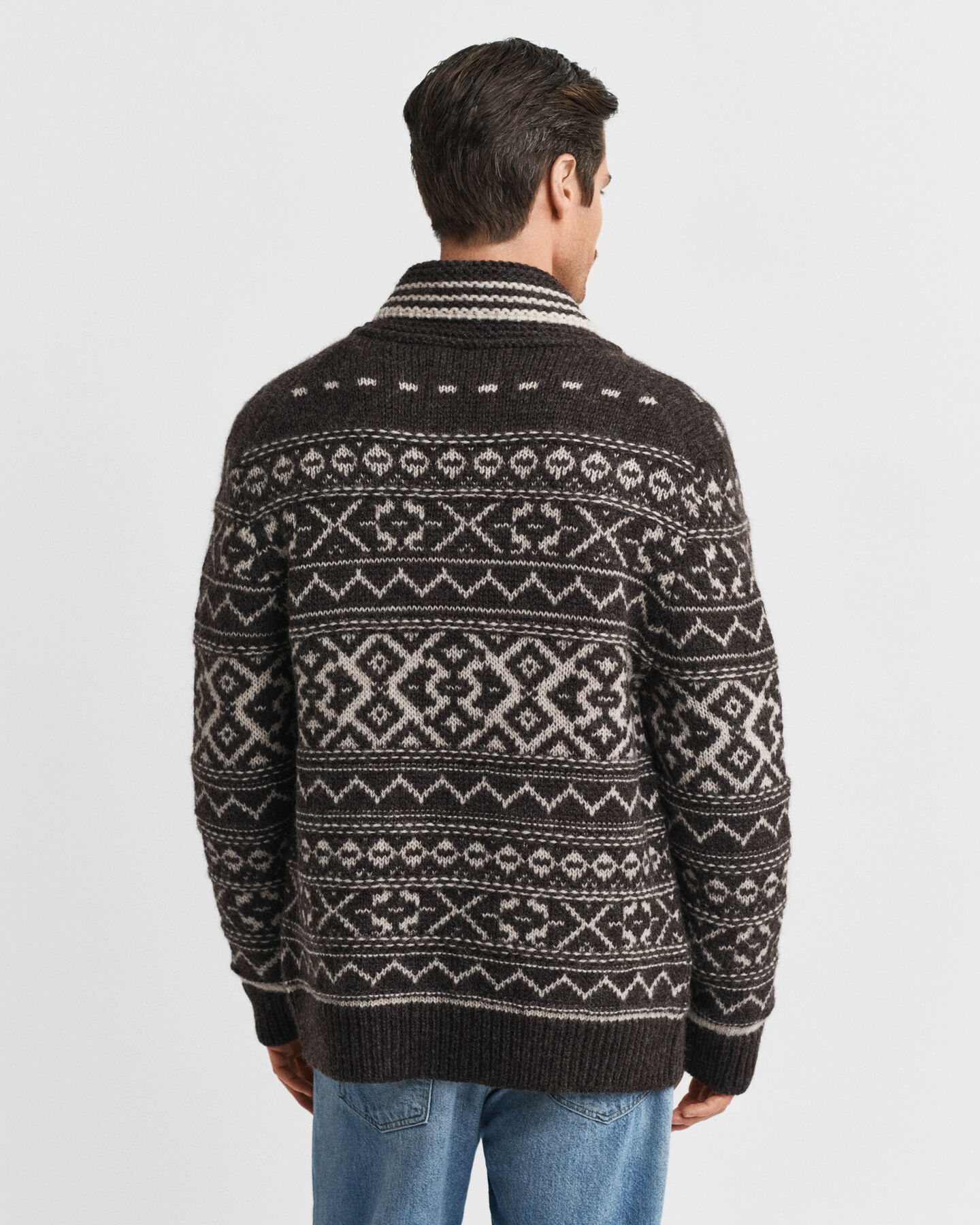 Cardigan i jacquard