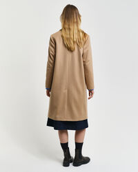 Klassisk uldfrakke med skræddersyet pasform