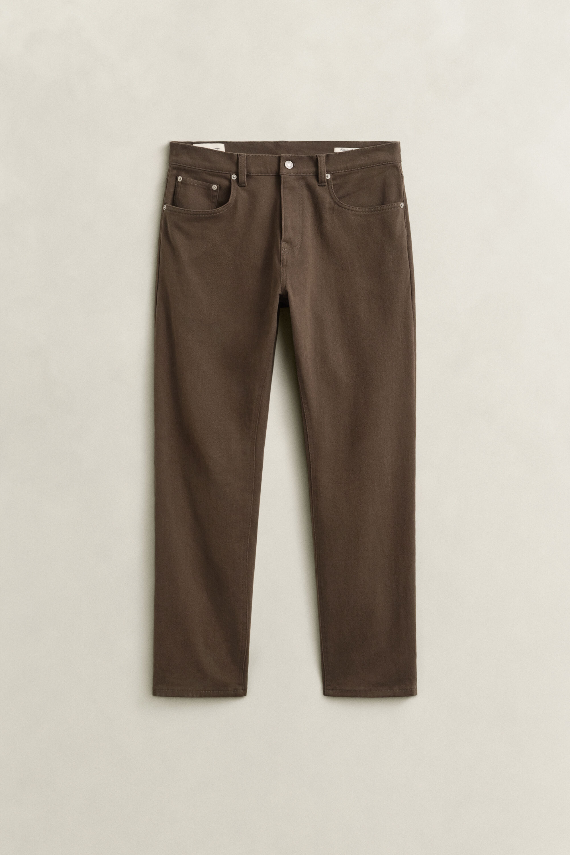 Regular fit jeans i twill