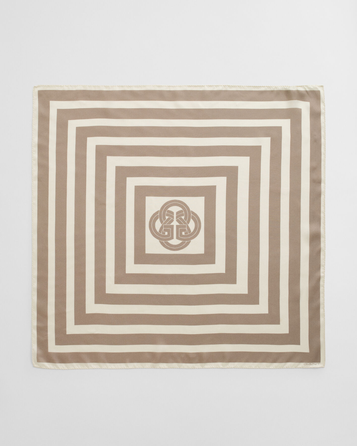 Silket&oslash;rkl&aelig;de med stribet tryk