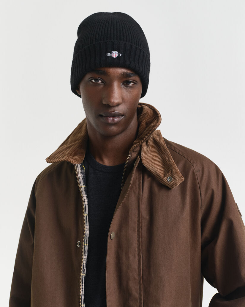 Shield beanie af uld