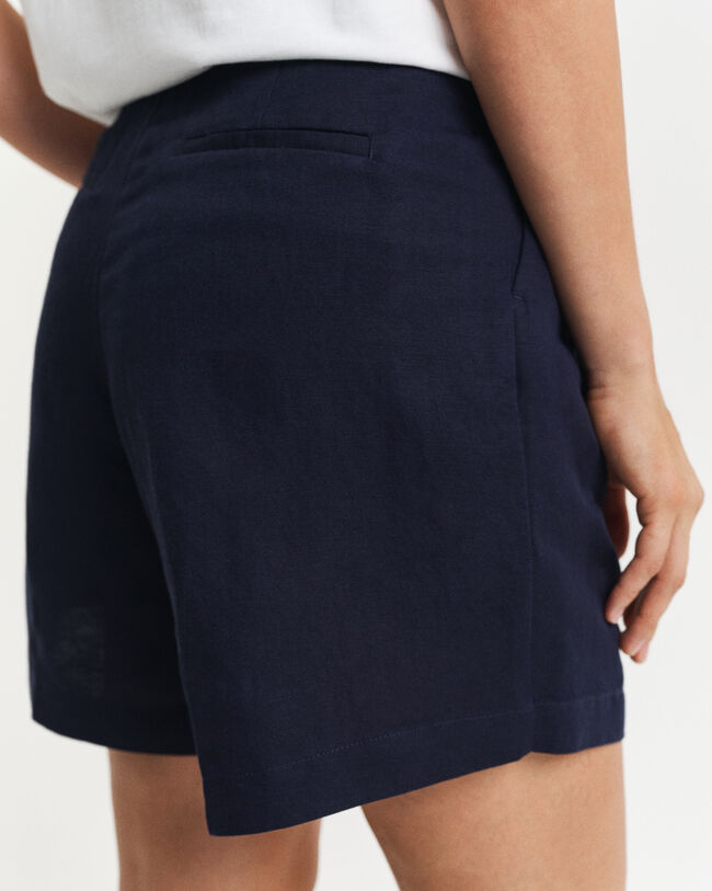 Skræddersyede shorts af hør