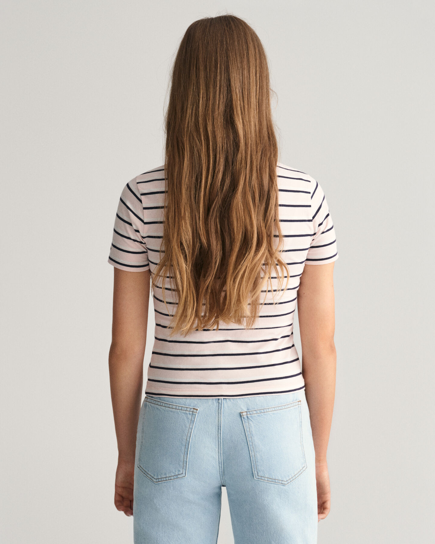 Teen Girls T-shirt med striber