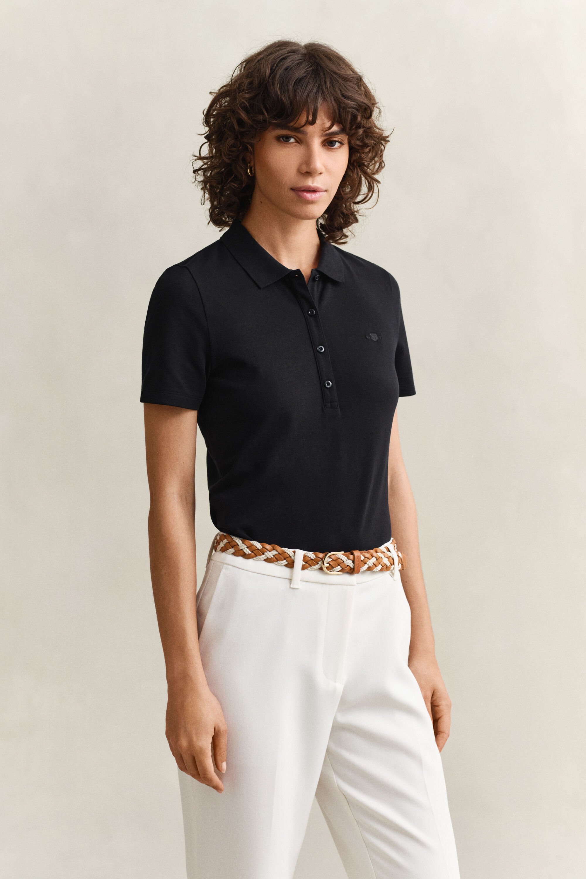 Slim fit poloskjorte