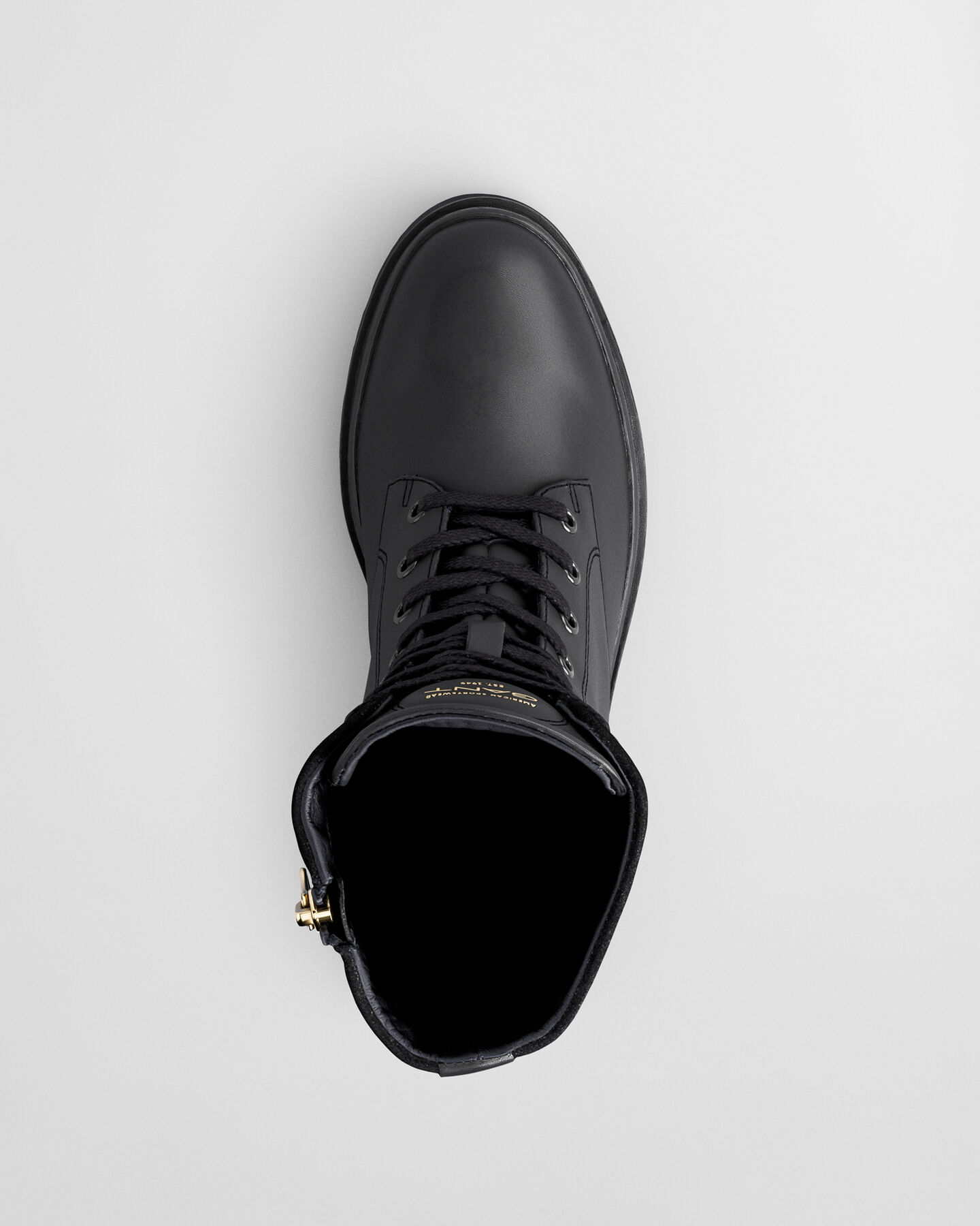 Aligrey læderstøvler med snører