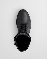 Aligrey læderstøvler med snører