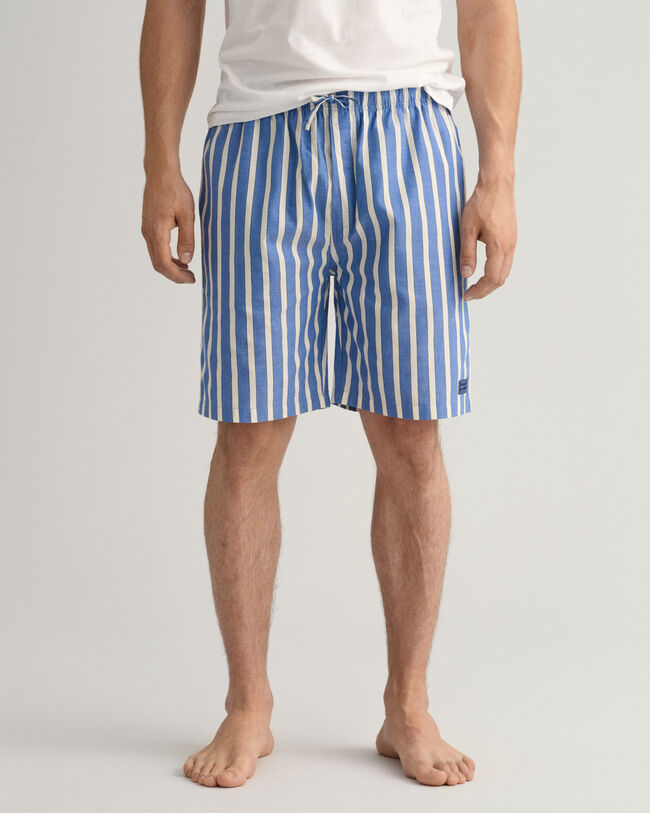 Oxford stribede pyjamasshorts