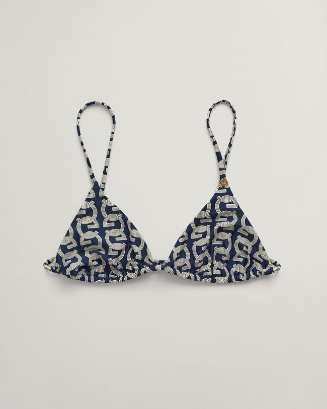 G Patterned Triangle Top