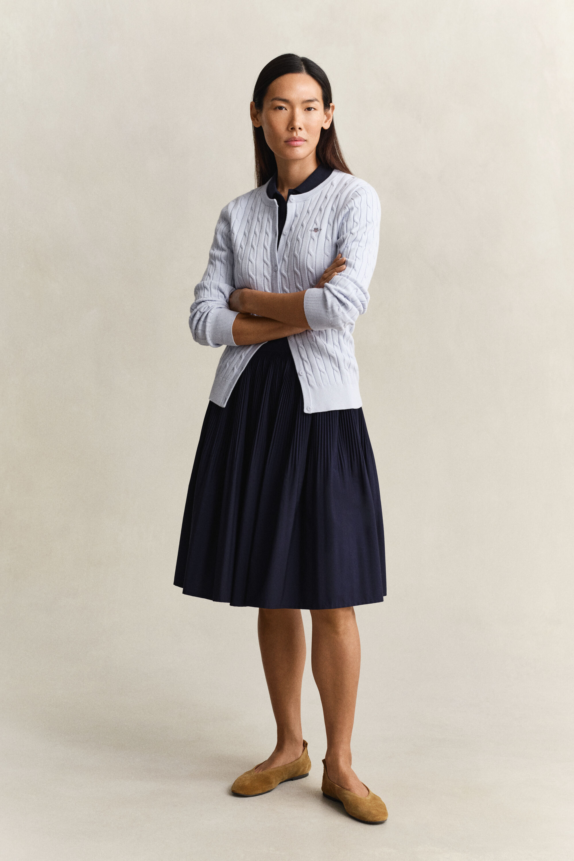 Kabelstrikket cardigan