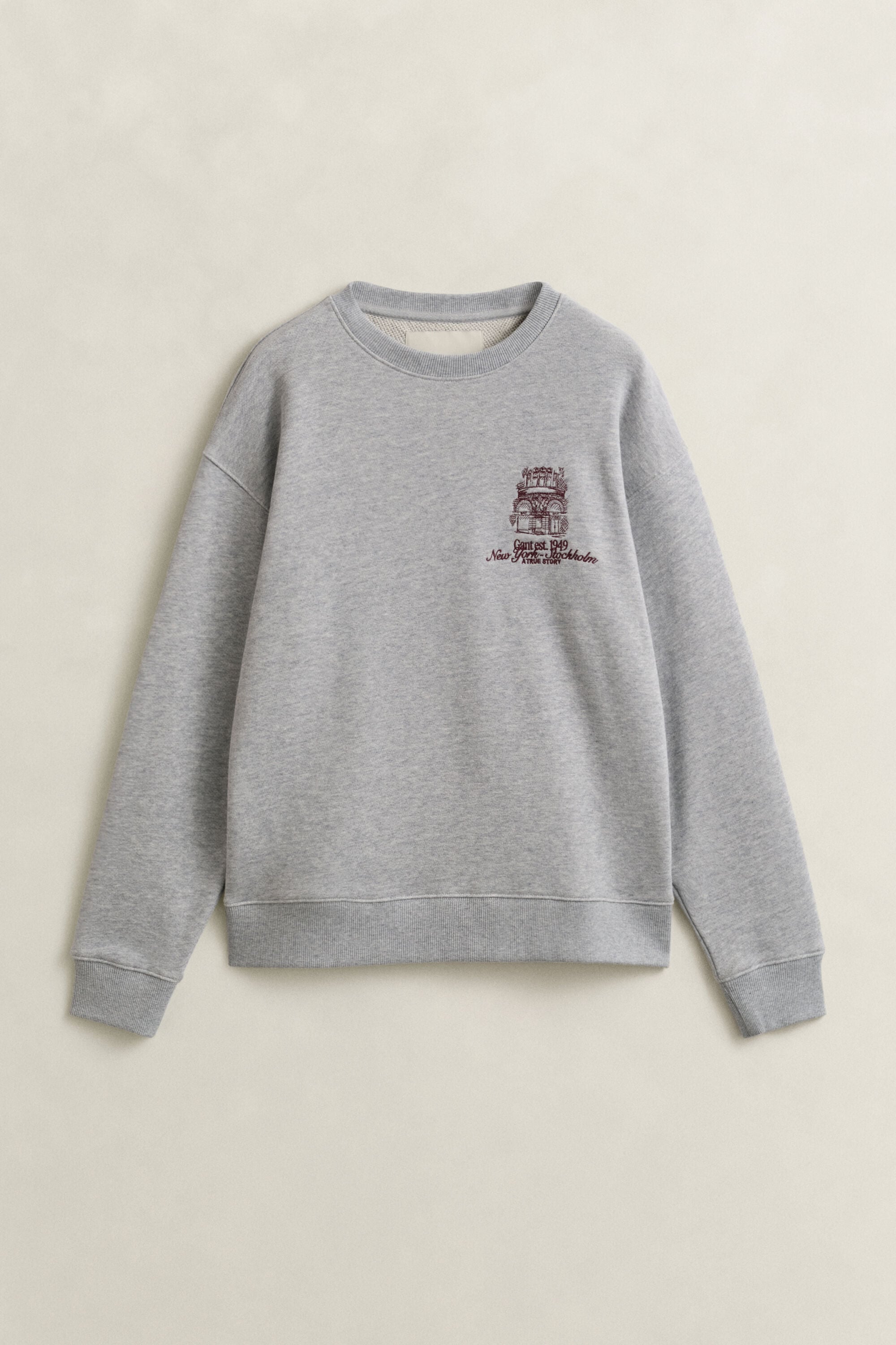 Sweatshirt med grafik