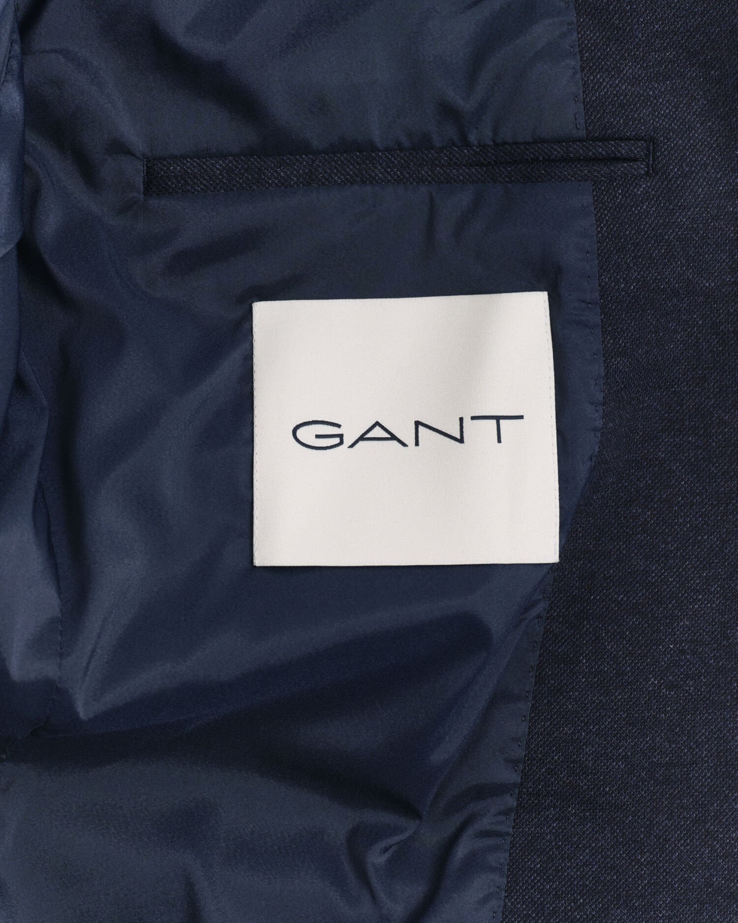 Slim fit tofarvet jersey piqué blazer