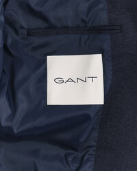 Slim fit tofarvet jersey piqué blazer