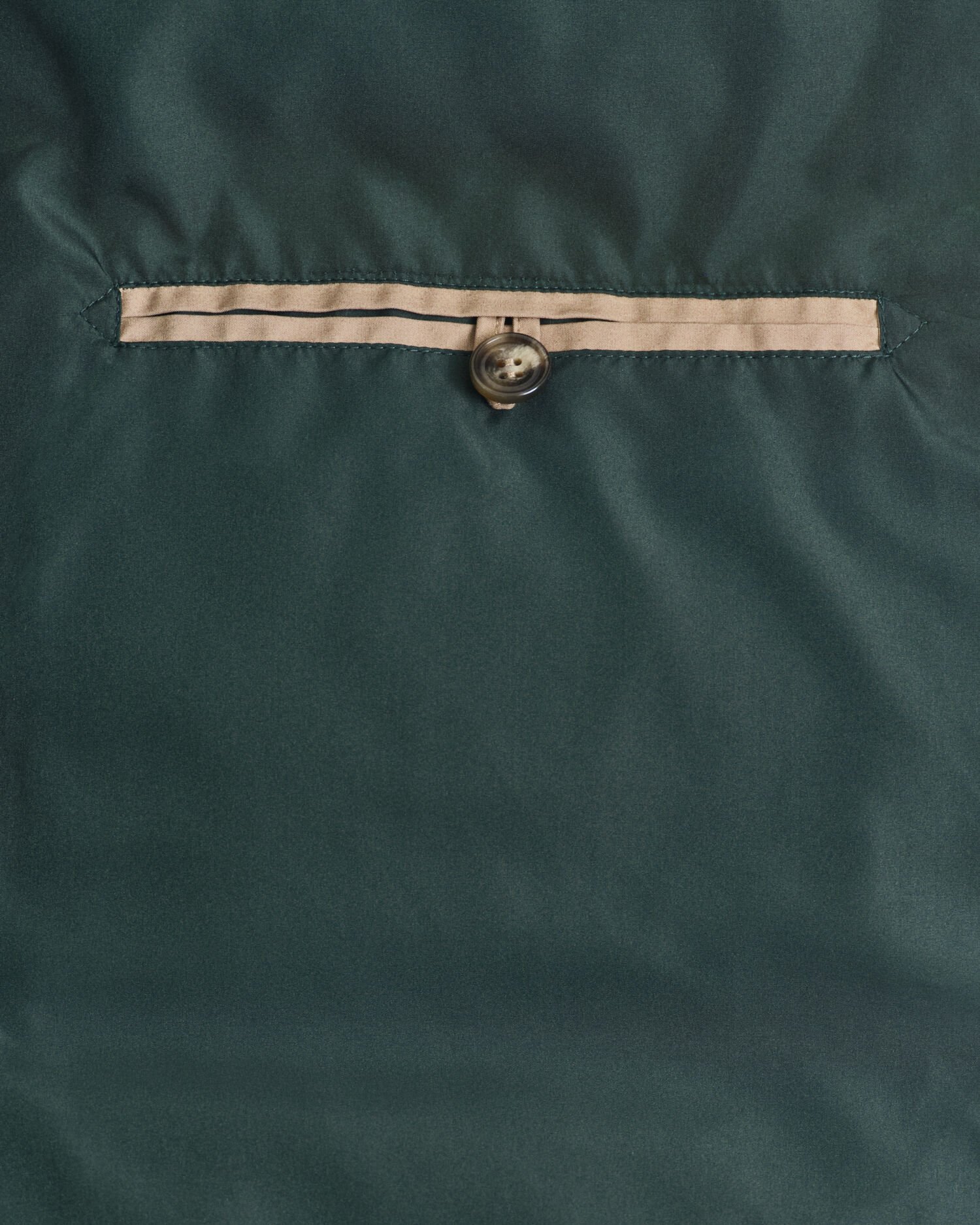 Puffervest med mellemlag af dun