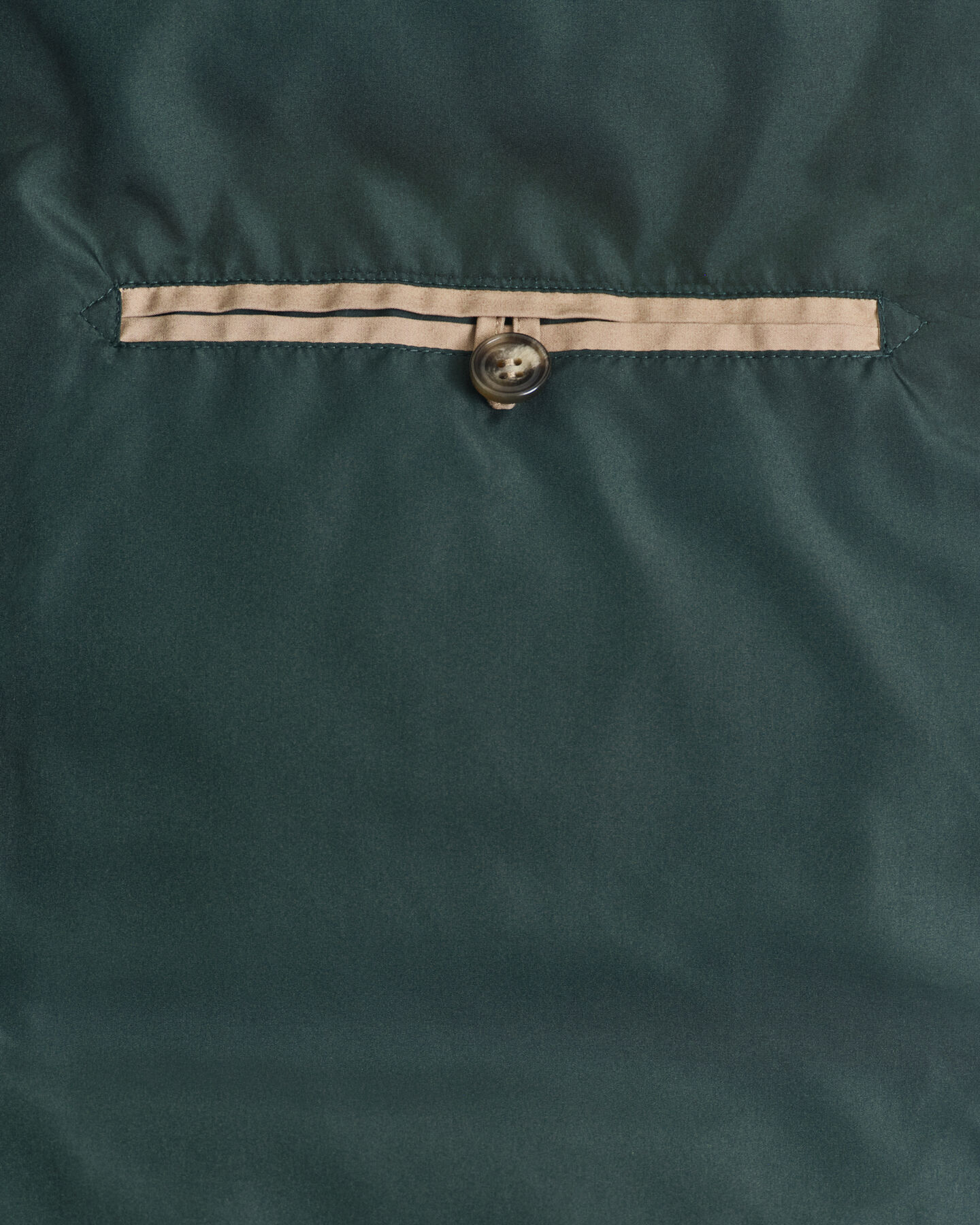 Puffervest med mellemlag af dun