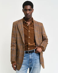 Regular fit skjorte af jernbanefl&oslash;jl