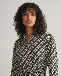 G Patterned skjortekjole