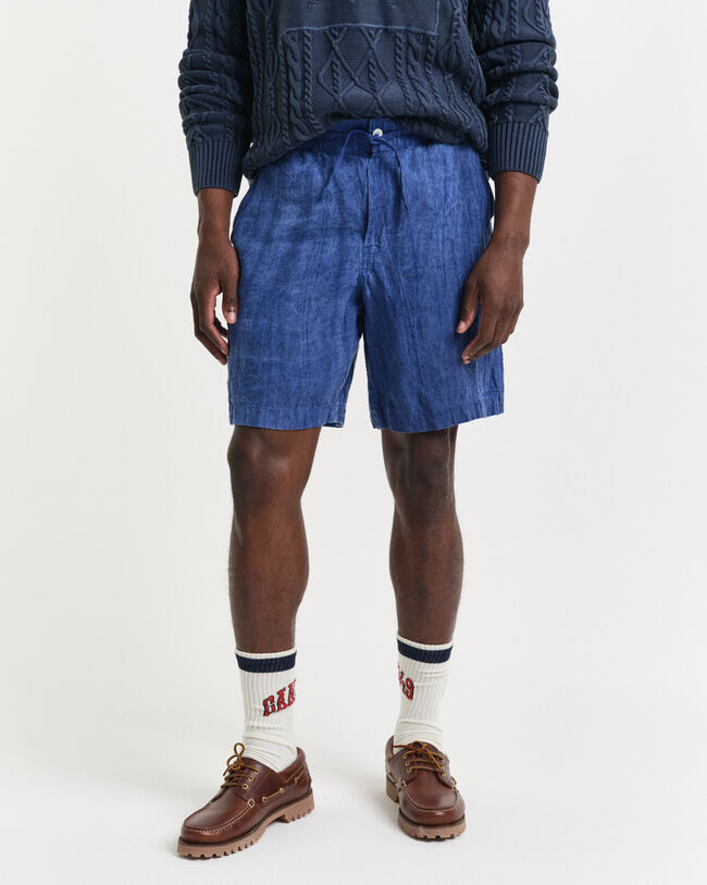 Relaxed fit Resort shorts af hør