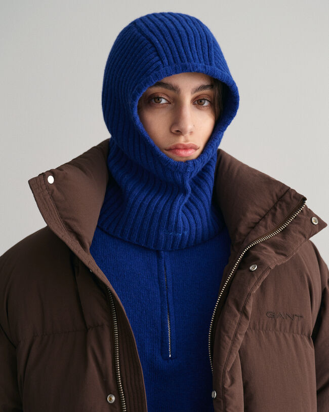 Strikket balaklava i uld