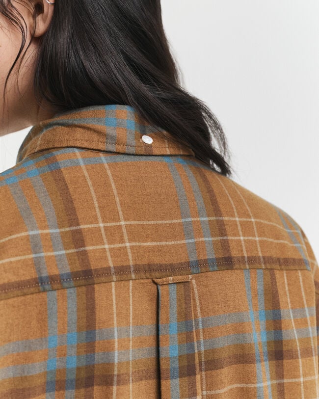 Oversized ternet skjorte