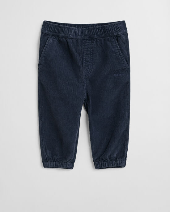 Baby Pull-On-bukser i jernbanefløjl