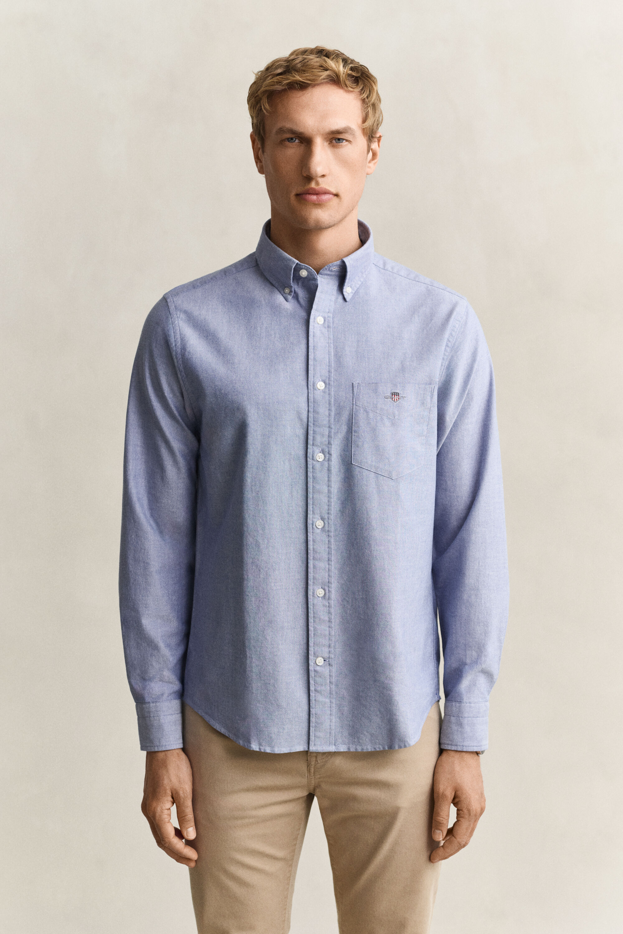 Regular fit klassisk Oxford-skjorte