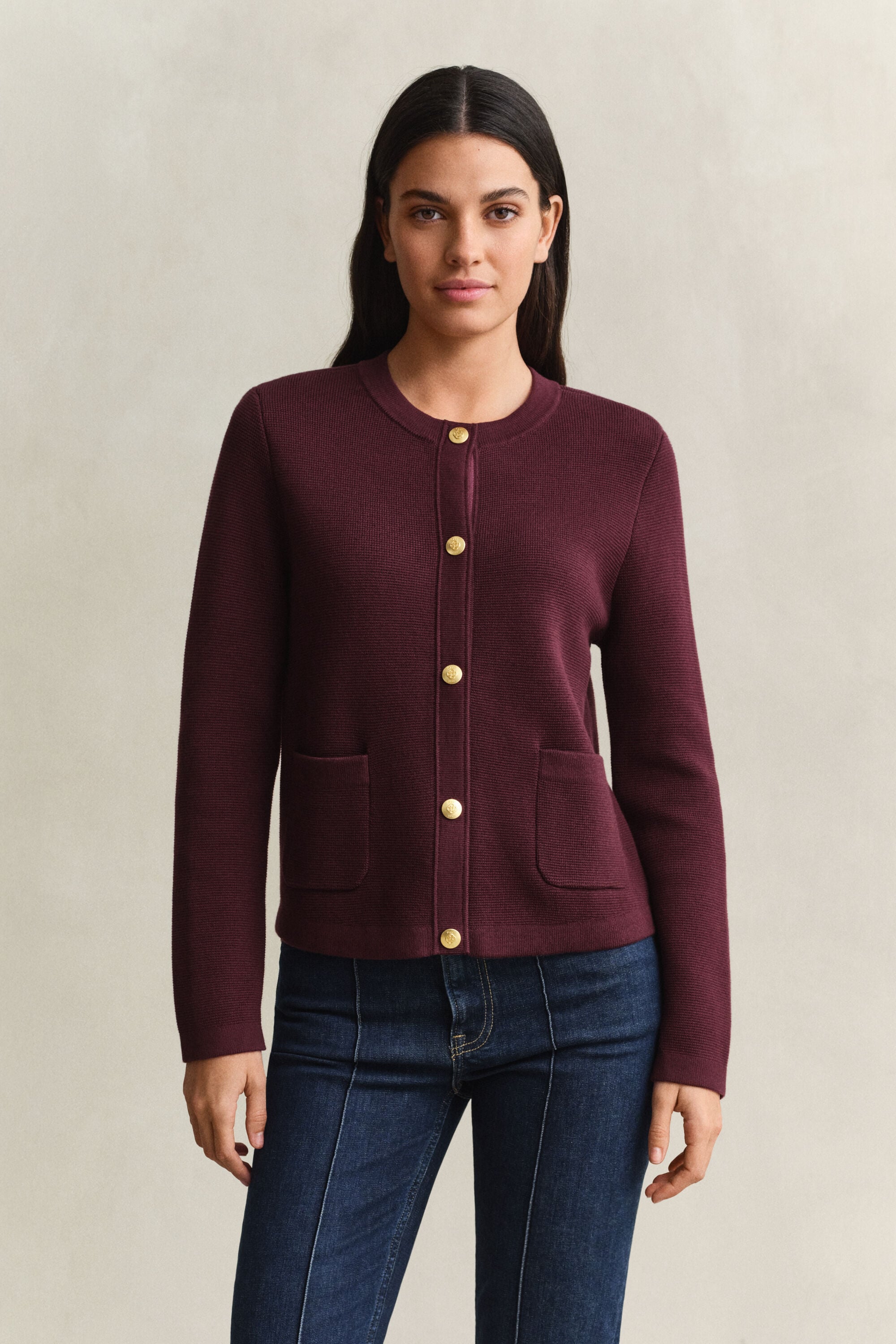 Cardigan i bomuld