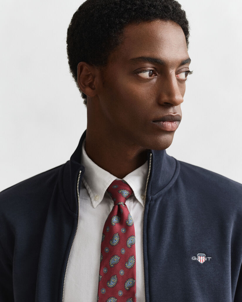 Shield sweatshirt med lynlås