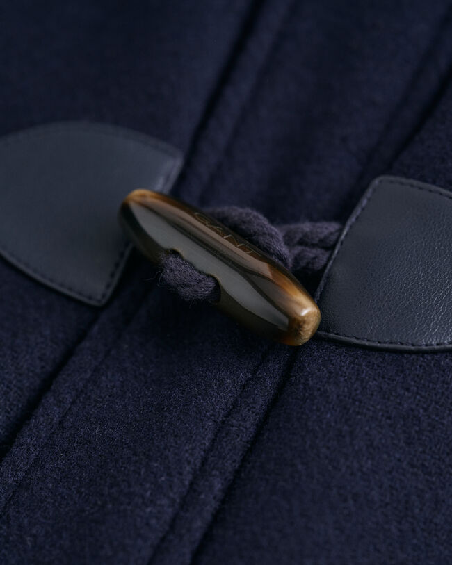 Teens duffelcoat af uld