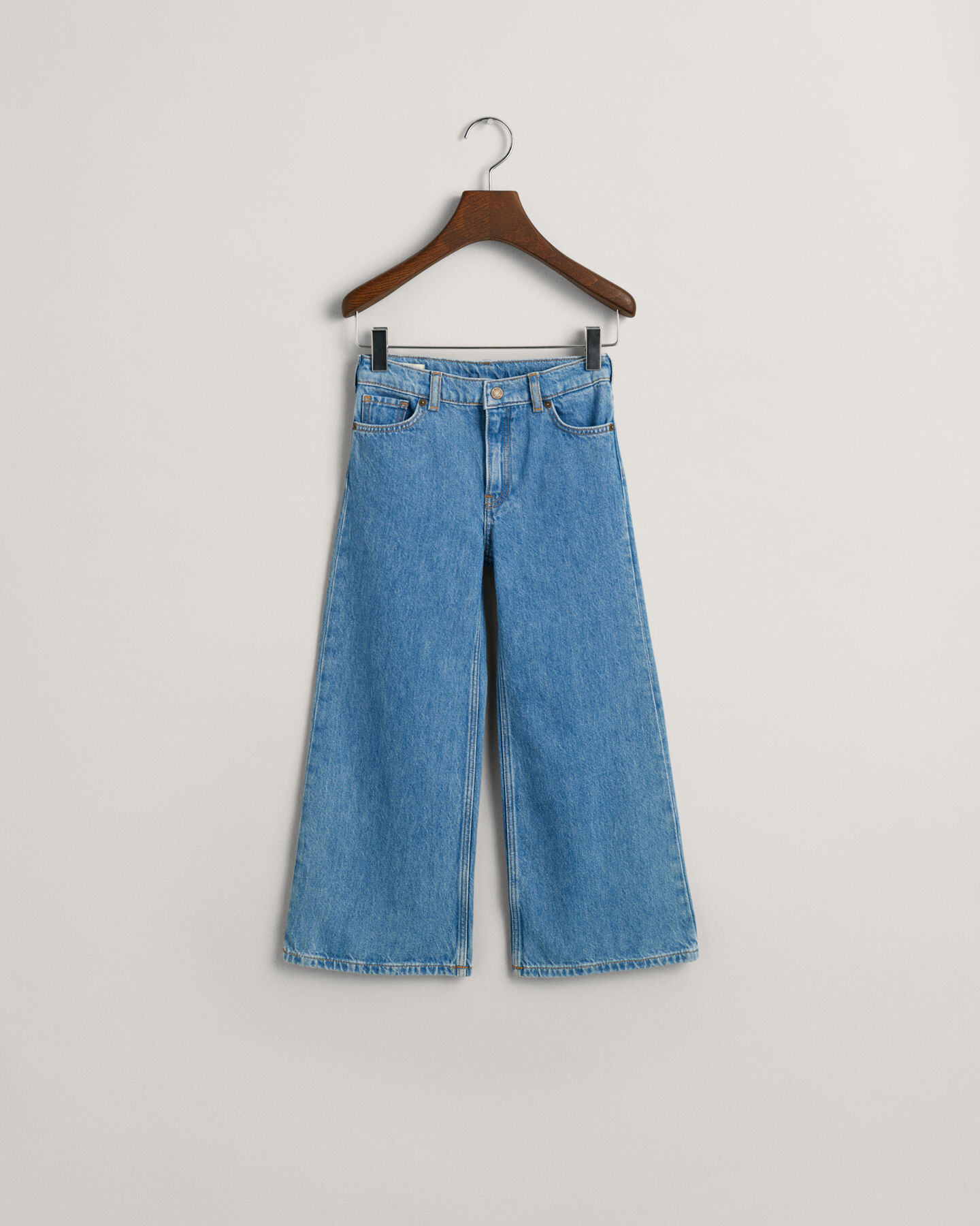 Girls jeans med brede ben