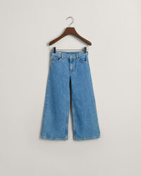 Girls jeans med brede ben