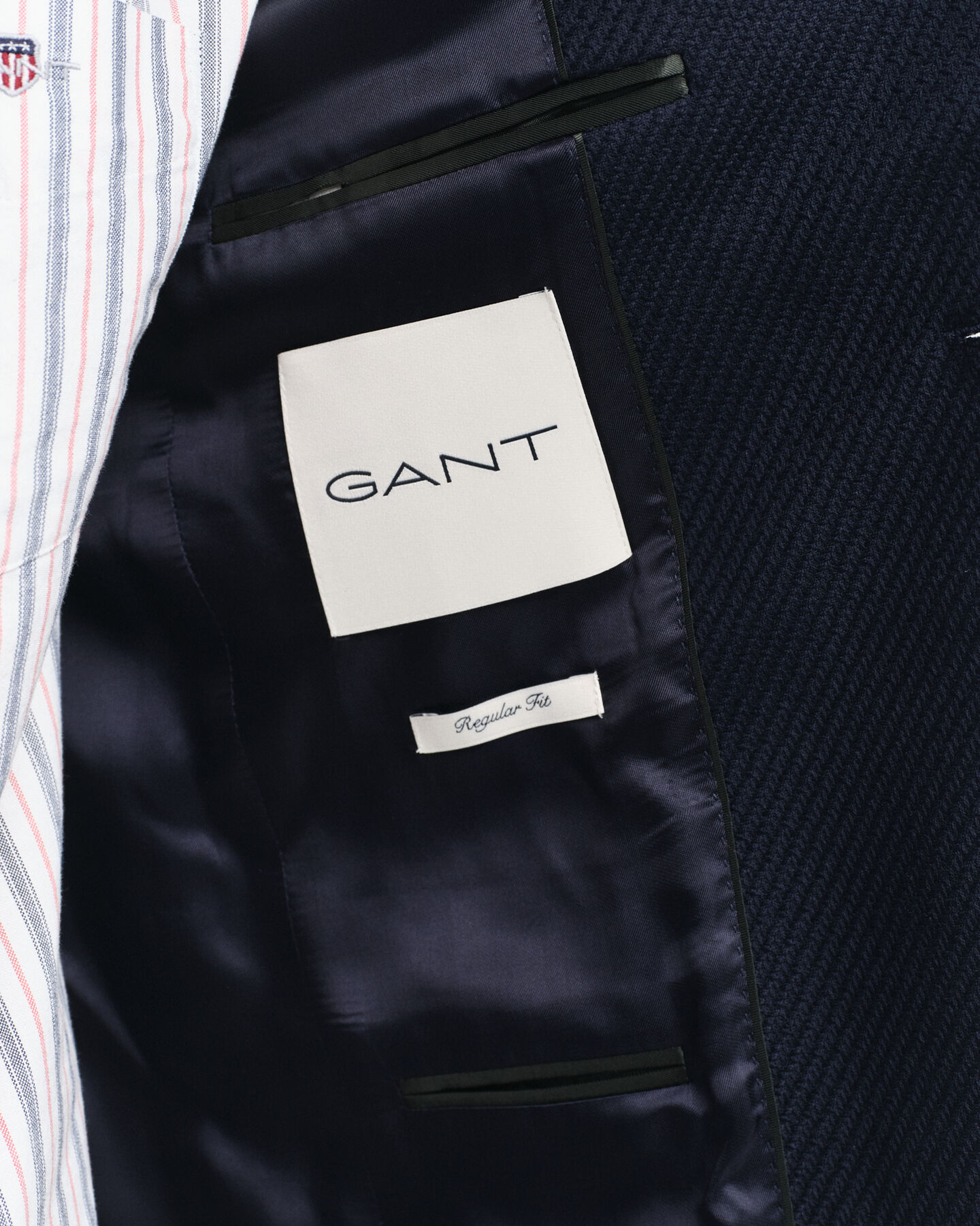 Slim Fit Club Blazer i bomuld/uld