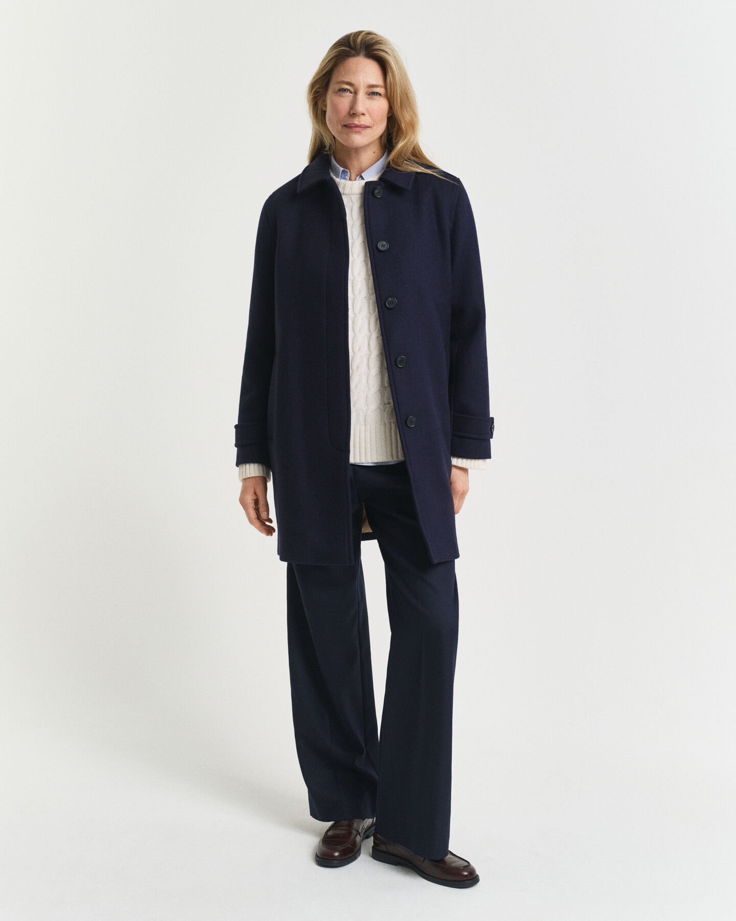 Bilfrakke af uldblanding