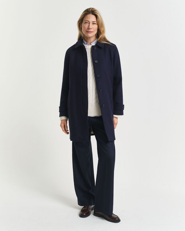 Bilfrakke af uldblanding