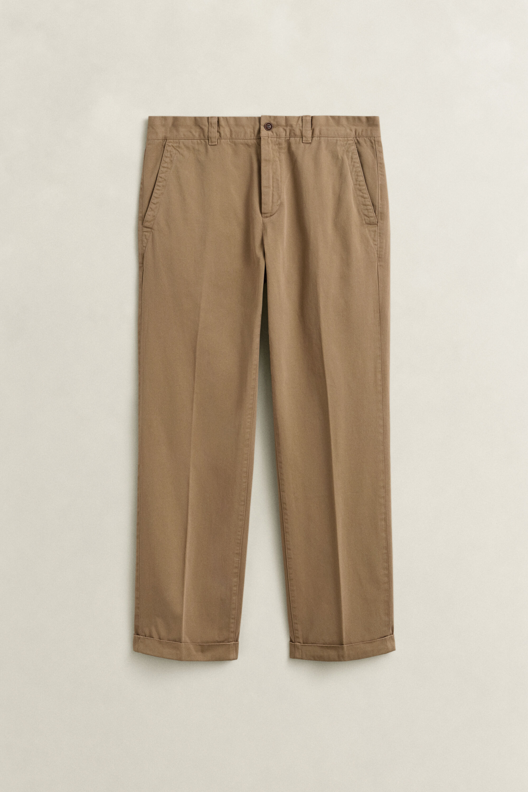 Gant x Yale chinobukser i bomuldstwill
