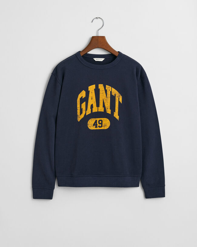Teens sweatshirt med GANT 49 Arch-tryk