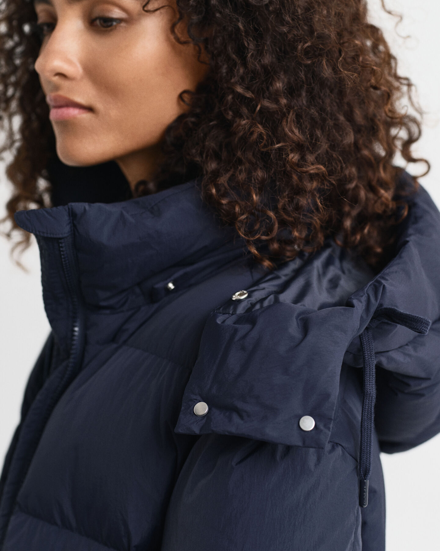 Dunfrakke i fuld længde