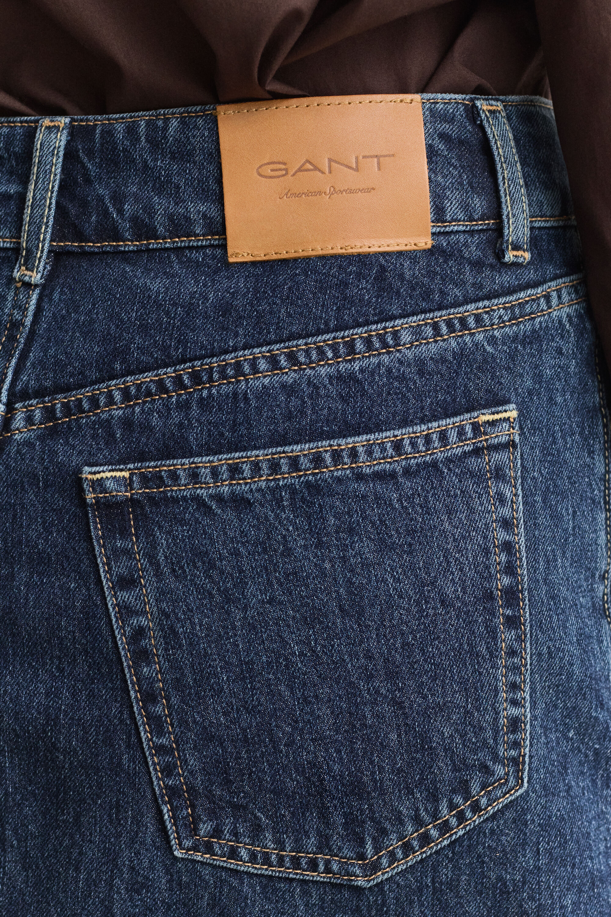 Denim-nederdel