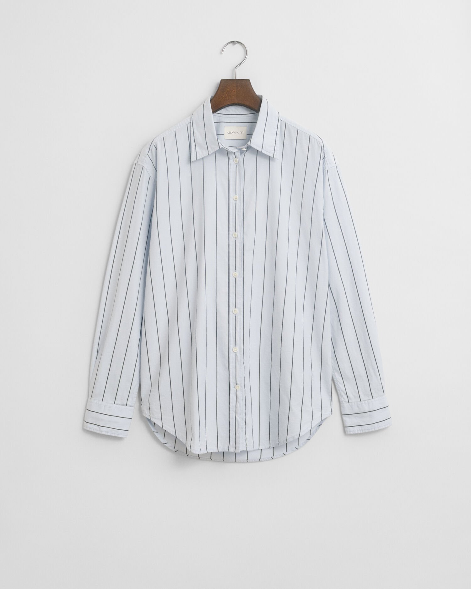 Relaxed fit Luxury Oxford skjorte med striber