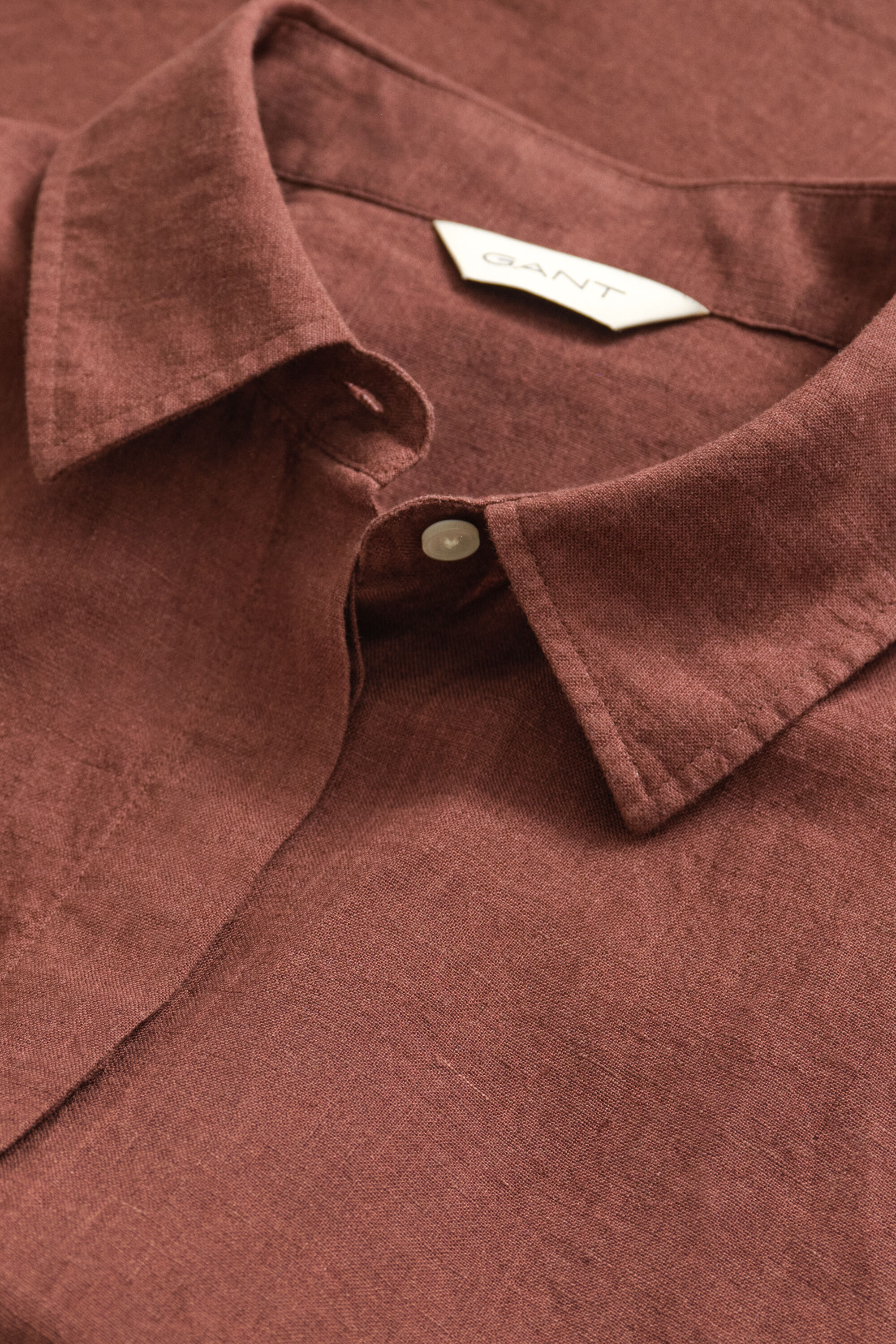 Skjorte i hør med korte ærmer